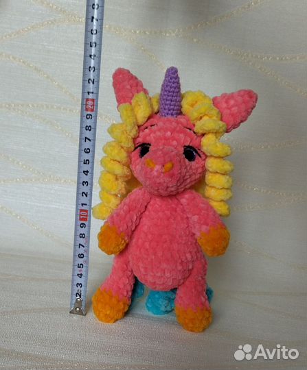 Вязаная игрушка Барашка. Разные цвета и размеры