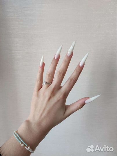 Маникюр Наращивание, покрытие гель лаком, дизайн