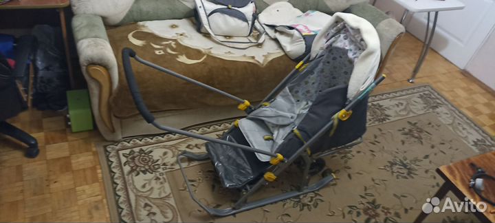 Коляска санки Mika kids