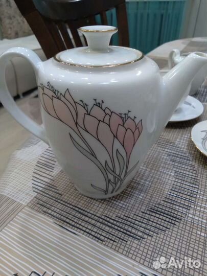 Кофейный сервиз фарфор гдр Кольдиц