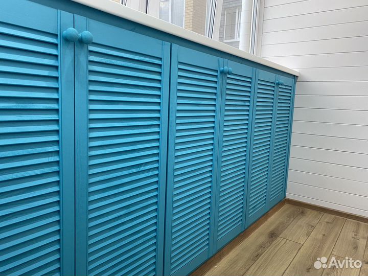 Двери жалюзийные, фасады