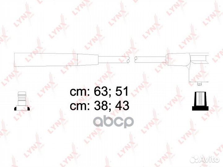 Комплект высоковольтных проводов (класс E) SPE4