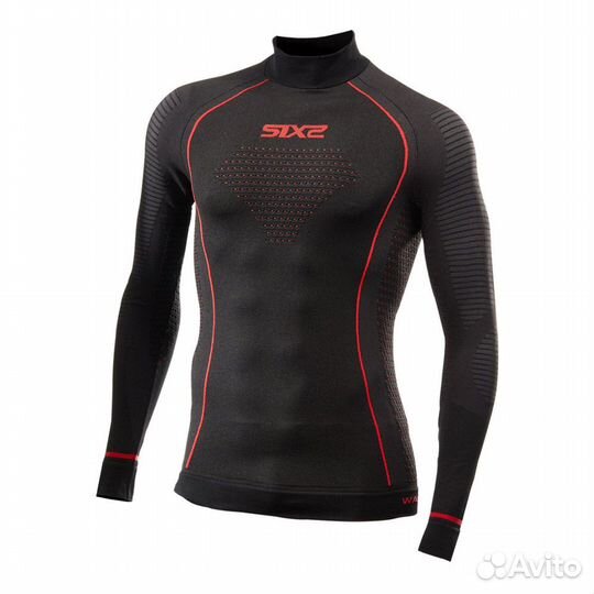 Термокофта sixs TS3W CU Black/Red, 3XL/4XL