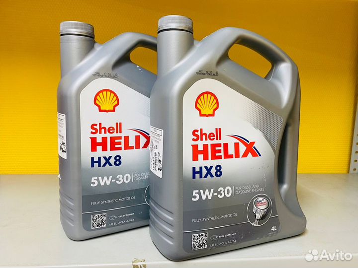 Моторное масло Shell Helix HX8 5W30 Синтетика 4л