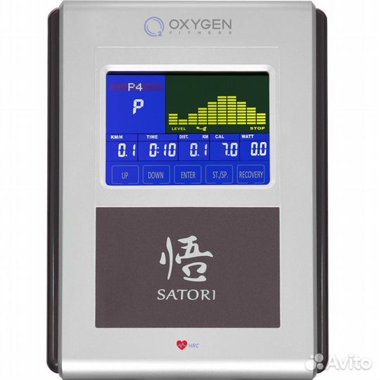 Велотренажер oxygen fitness satori RB HRC