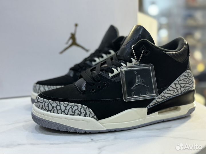 Кроссовки nike AIR jordan 3 OFF-noir