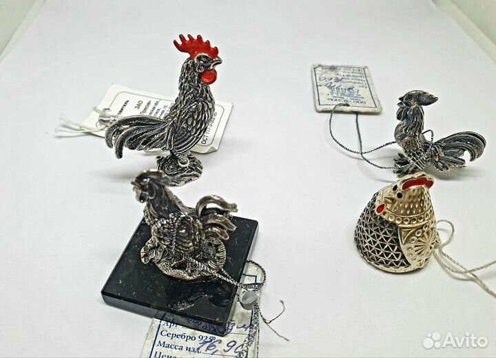 Фигурки из серебра