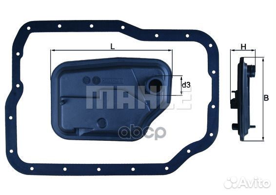 Фильтр АКПП HX149D Mahle/Knecht
