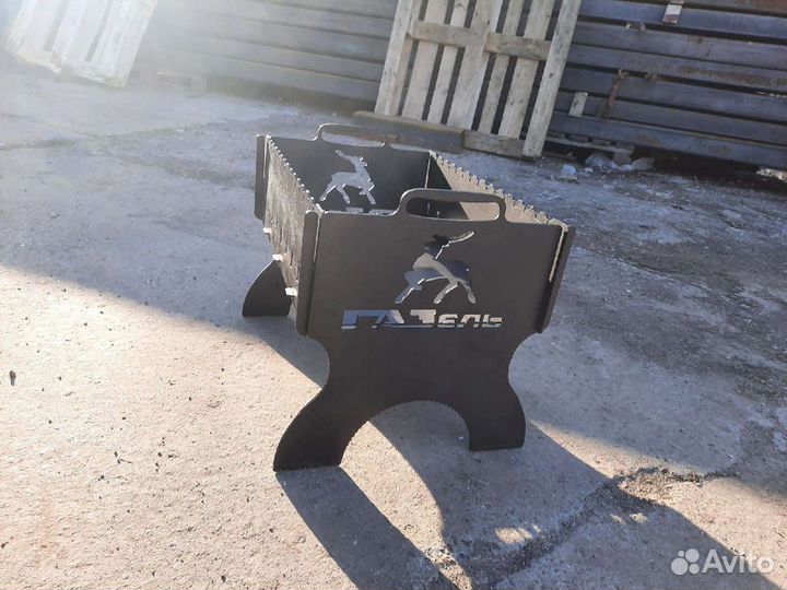 Мангал разборный 3 мм (газель)