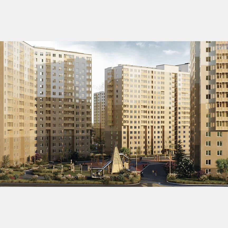 1-к. квартира, 31,8 м², 10/17 эт.