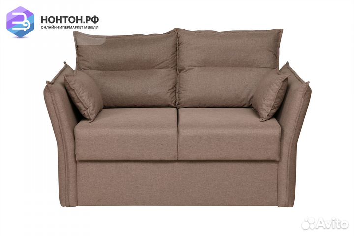 Диван 2-х местный Бруклин светло-коричневый