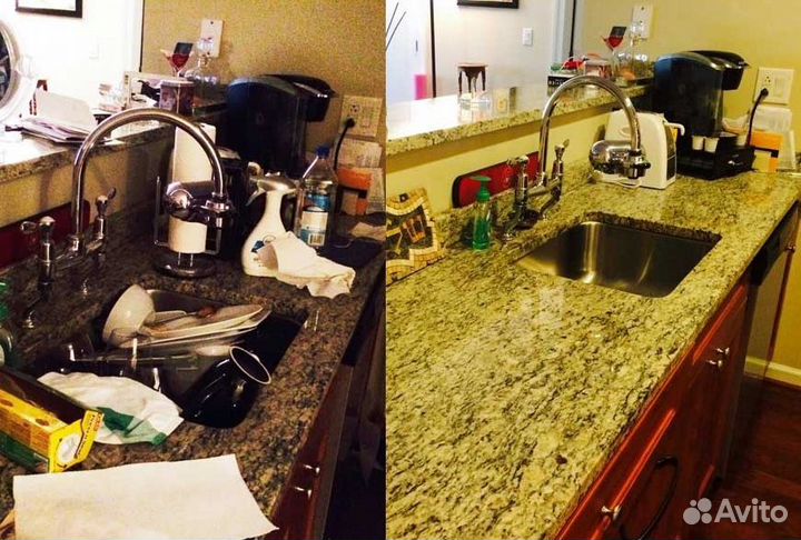 Уборка клининг квартир и помещений