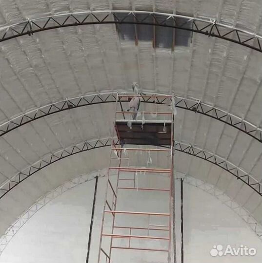Утепление ангара пенополиуретаном (ппу)