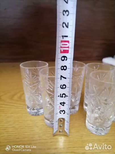 Стопки хрустальные СССР