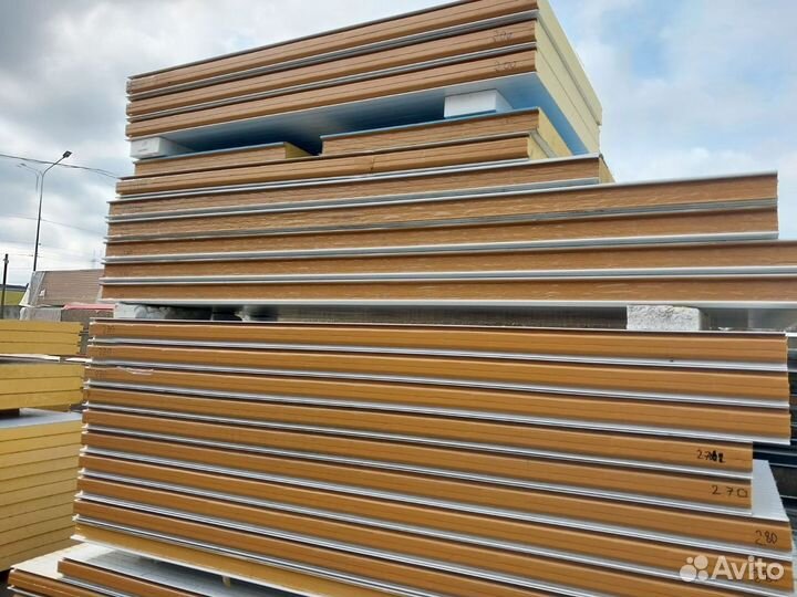 Сэндвич-панели 40000 м2 в наличии