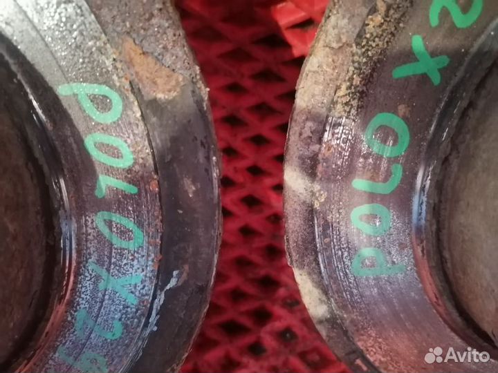 Диски тормозные задние Volkswagen Polo Sedan