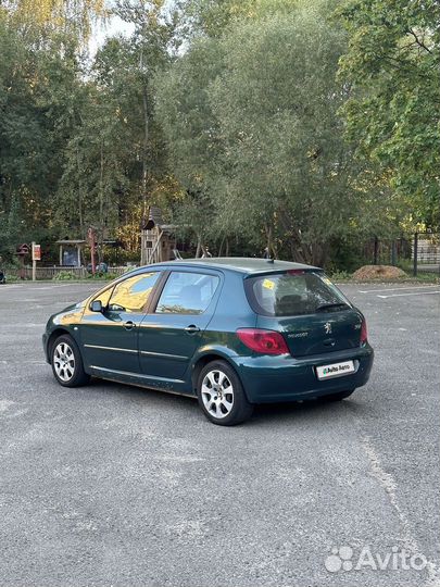 Peugeot 307 1.6 AT, 2002, 187 000 км