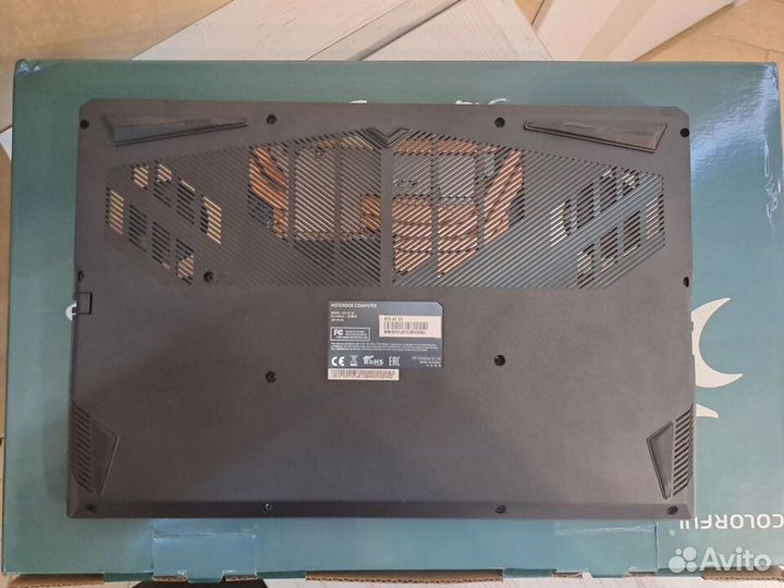 Colorful x15 I5-12500H/16GB/SSD512/RTX 3060 Новый