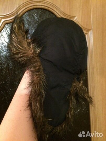 Зимняя шапка-ушанка для мальчика