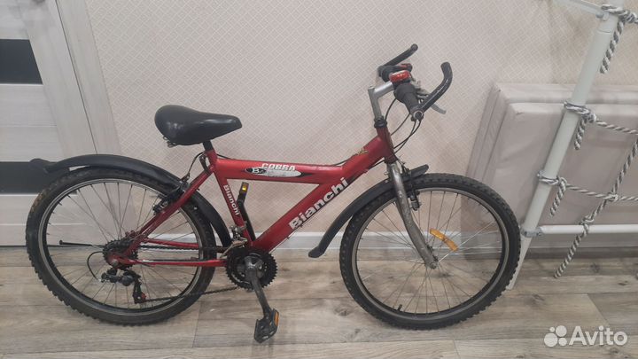 Велосипед bianchi подростковый 24