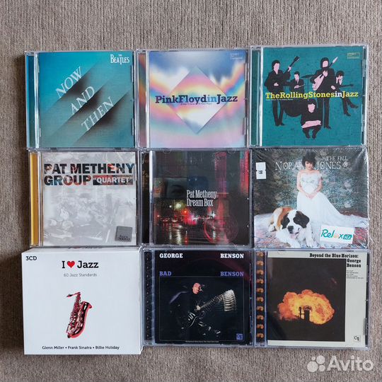 CD диски в основном Фирменные Rock, jazz, Pop