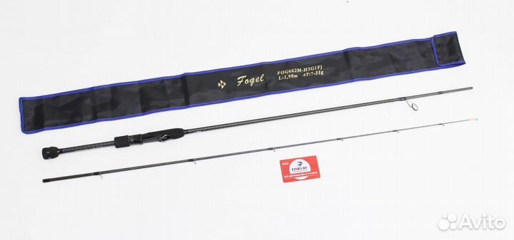 Спиннинг fogel FOG762M-H3G1Fj 2,28 м, тест 6-25 г