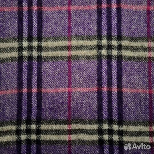 Шерстяной шарф клетка Burberry