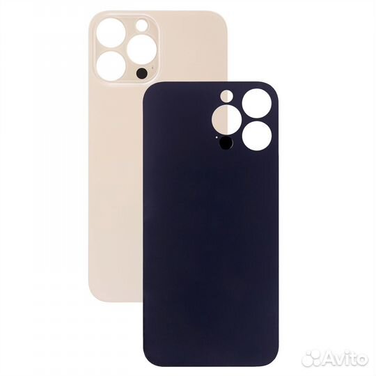 Задняя крышка для iPhone 13 Pro золотой (Ростест)