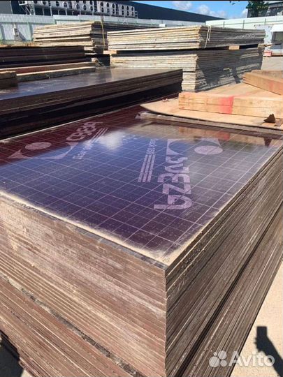 Фанера ламинированная бу