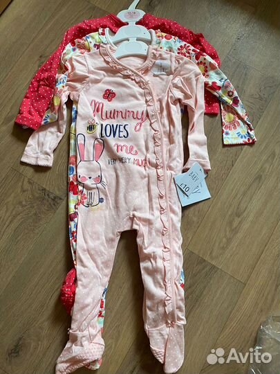 Слипы с ножками (пижама) фирма джордж 12-18 мес