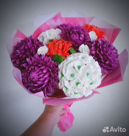 Букет зефирный