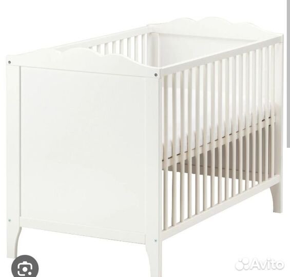 Детская кроватка IKEA хенсвик с матрасом