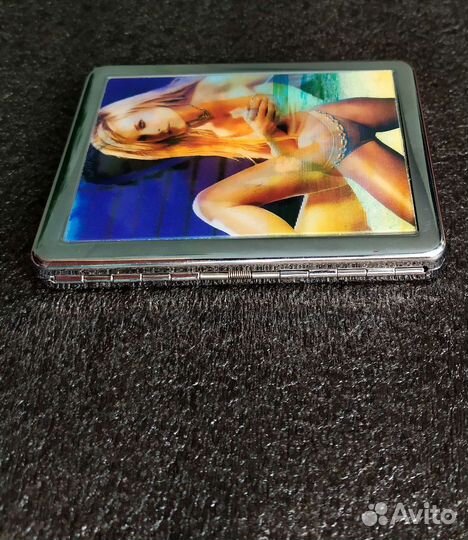 Портсигар с зажигалкой. Стерео. Винтаж.00-е г