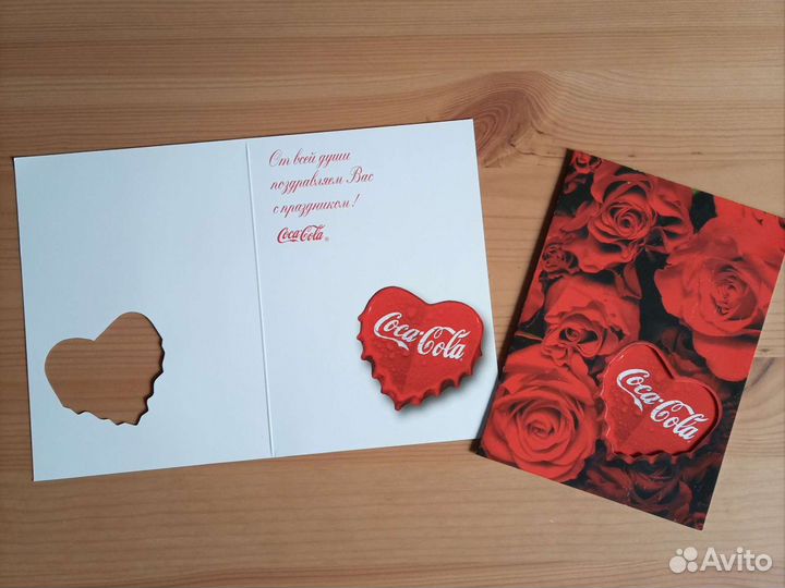 Магниты, открытки, брошюра Кока-кола
