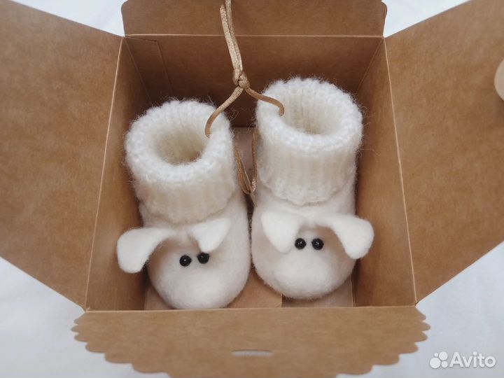 Пинетки валяные