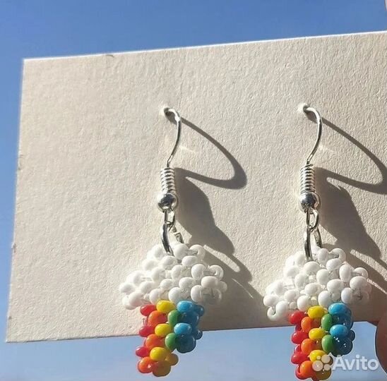 Серёжки из бисера