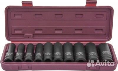 Набор головок торцевых ударных глубоких 1/2