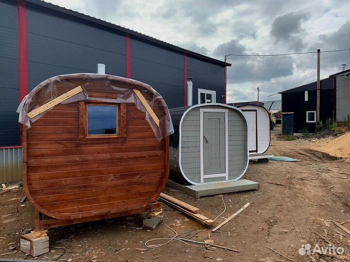 Баня-бочка с доставкой