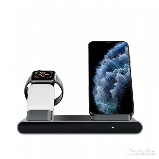 Dock станция 3в1 WC08 airpods/iwatch