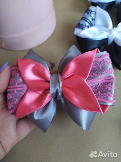 Школьный бант резинка для девочек
