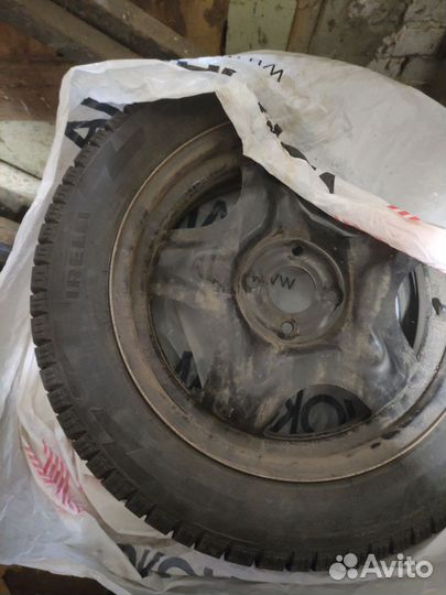 Зимняя резина 205 65 r16 бу с дисками