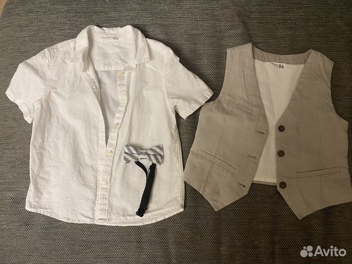 Набор рубашка с жилеткой