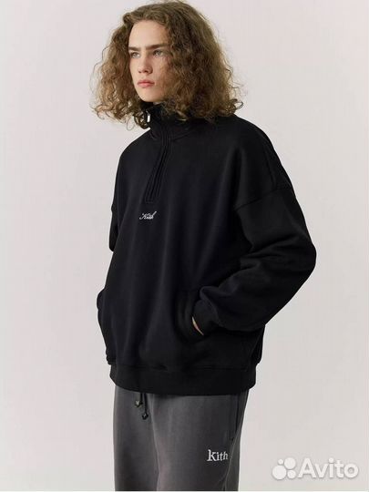 Пуловер Kith Pullover Logo Black