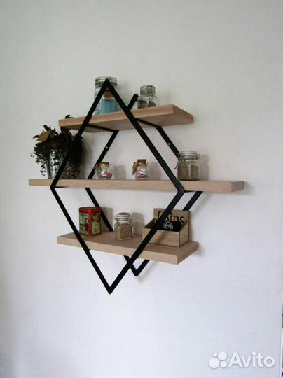 Полки в стиле лофт, мебель