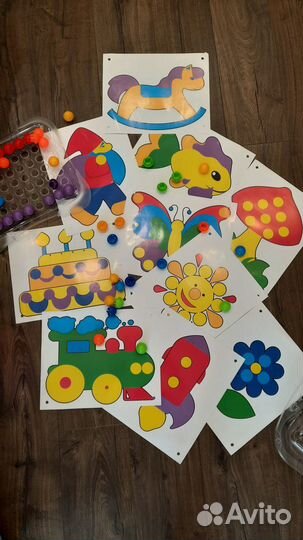 Мозаика для малышей Нордпласт 63шт