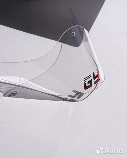 Защита горла шеи вратаря пластиковая на шлем