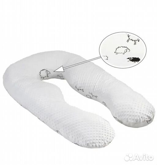 Анатомическая подушка для беременных amarobaby