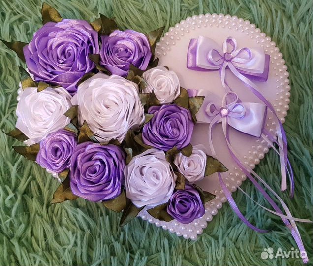 Сердце-подставка для обручальных колец