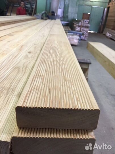 Террасная доска вельвет из лиственницы
