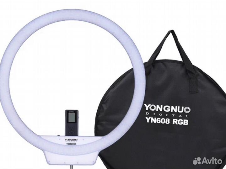 Кольцевой светодиодный осветитель YongnuoYN608 RGB